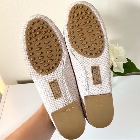 Talbots NWOB Patsi Leather Loafers Clay Flats - Picture 6 of 8